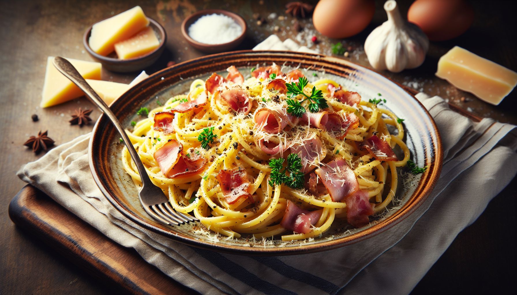 Klassikaline Itaalia Pasta Carbonara