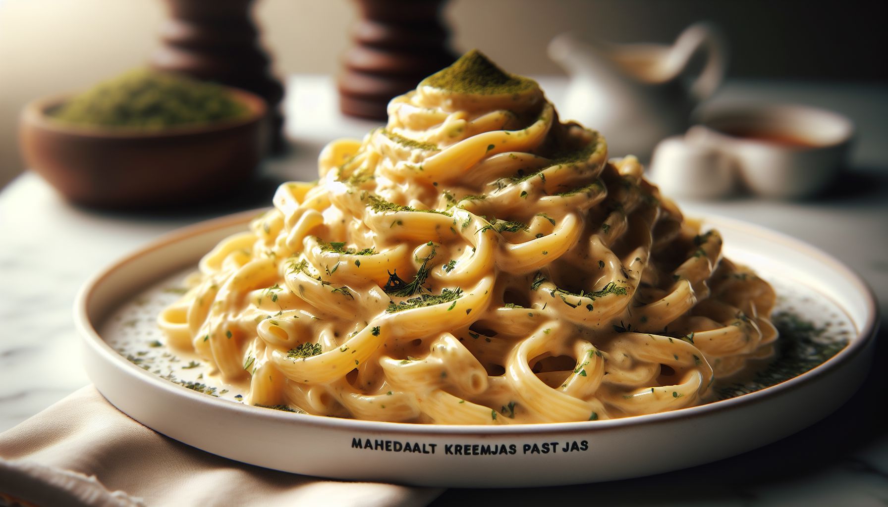Mahedalt Kreemjas Pasta Alfredo