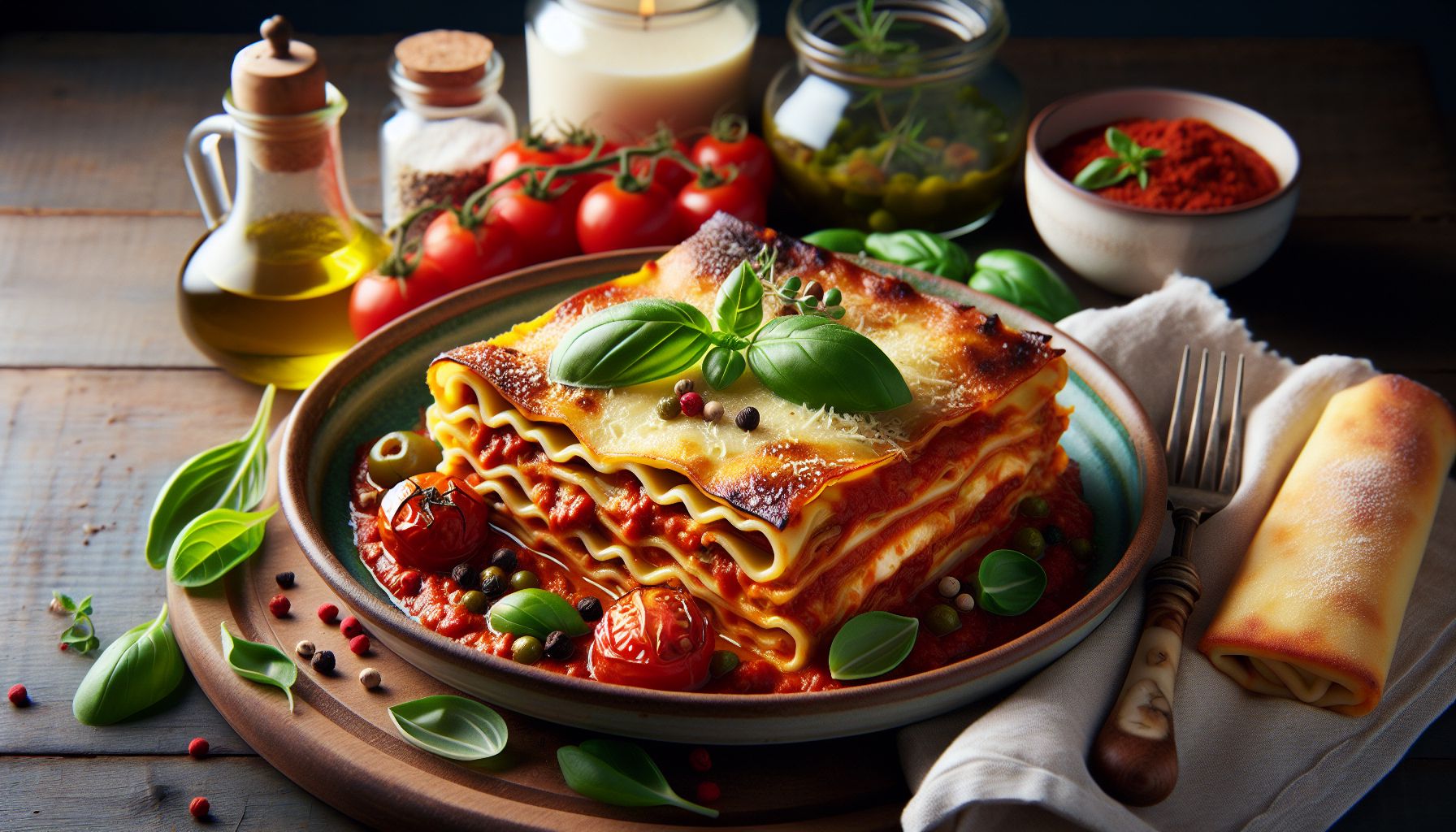 Aromaatne Itaalia Lasanje Klassikalise Ragù Kastmega