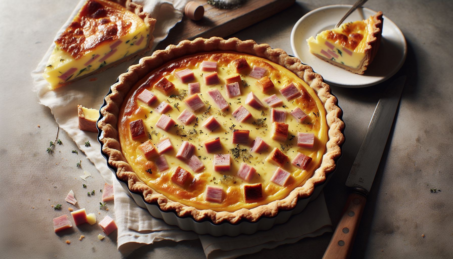 Klassikaline Prantsuse quiche Lorraine