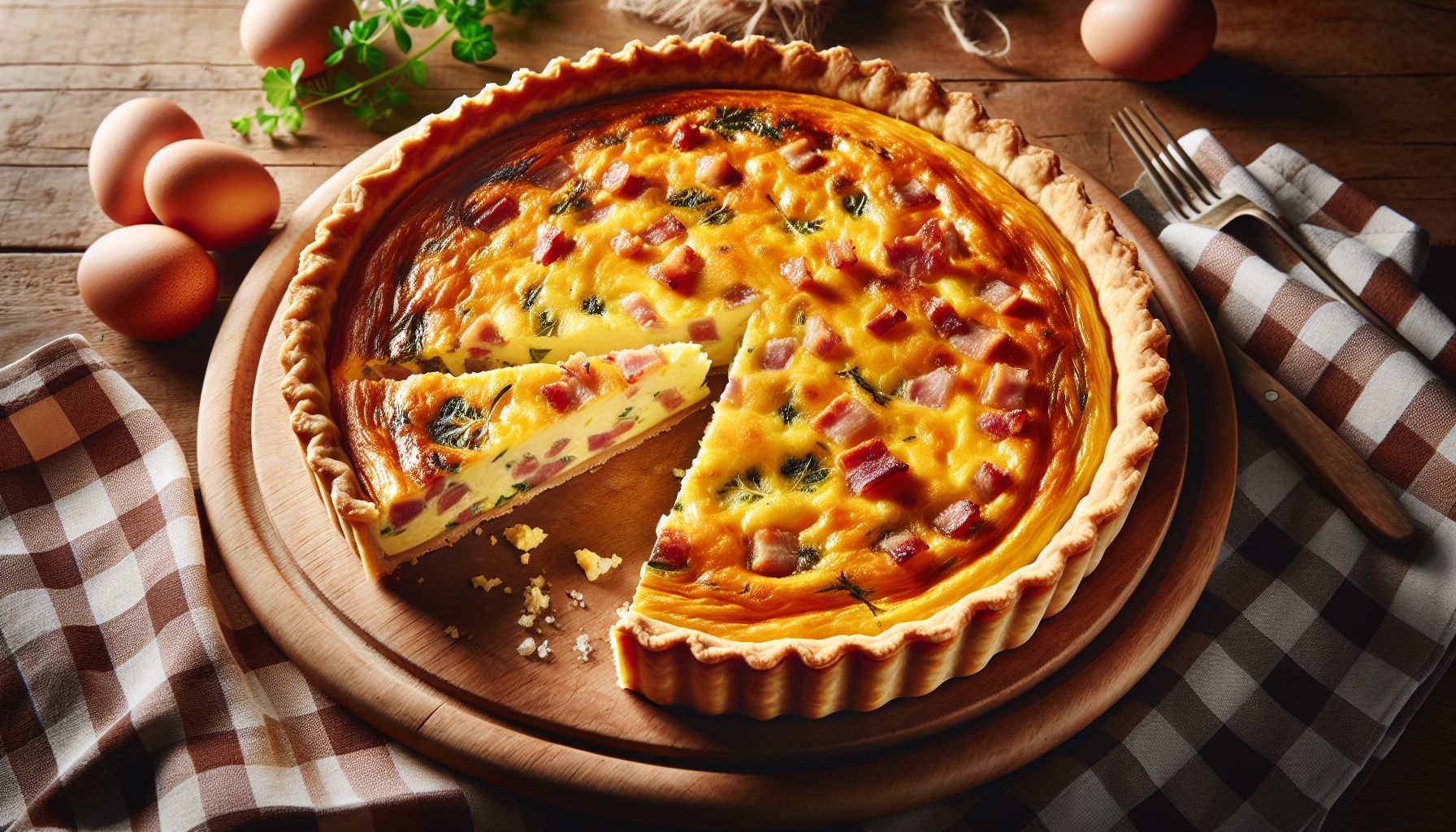 Klassikaline Prantsuse quiche Lorraine